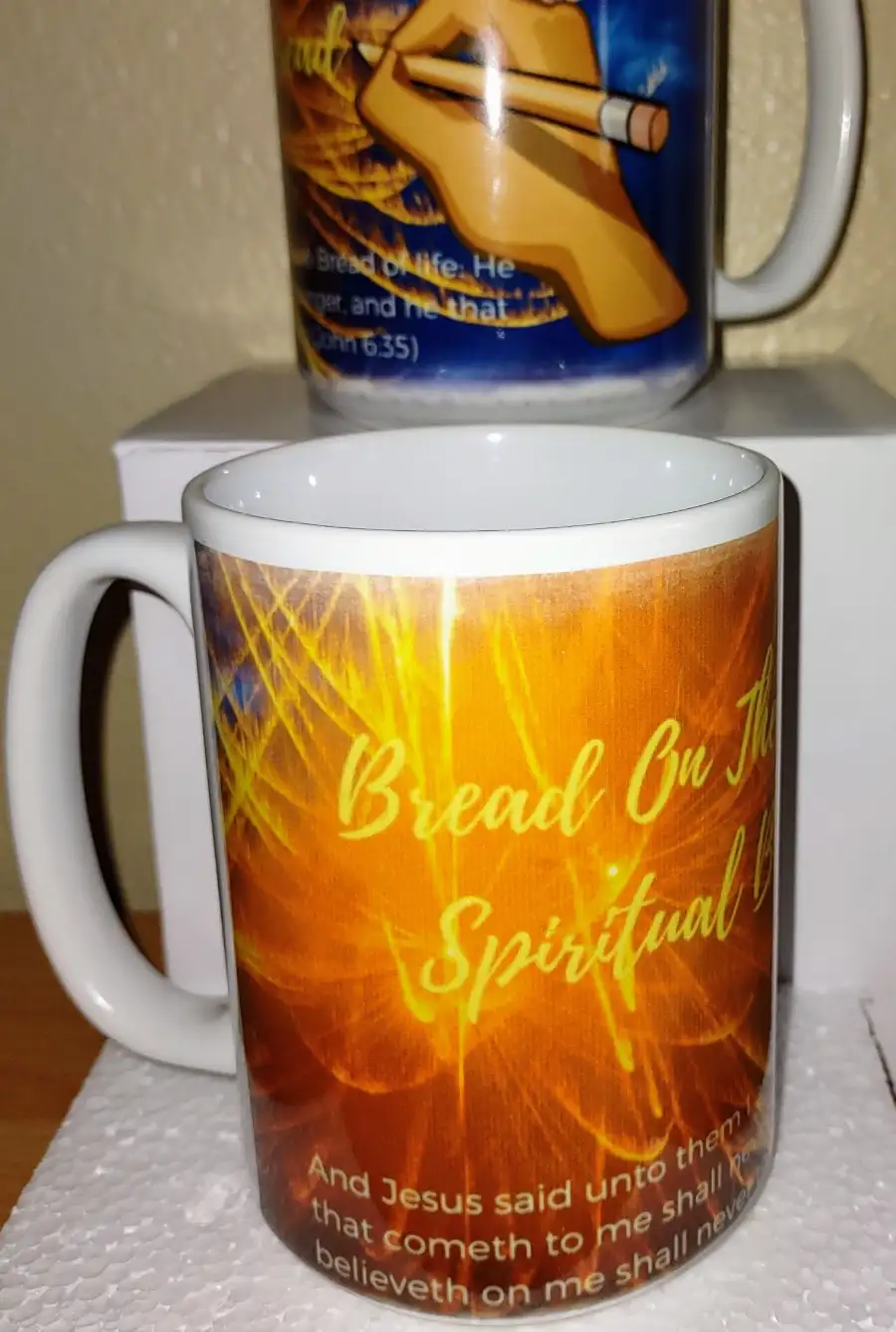 Main Image Supporting the Content of -bread-on-the-table-scriptural-mugs